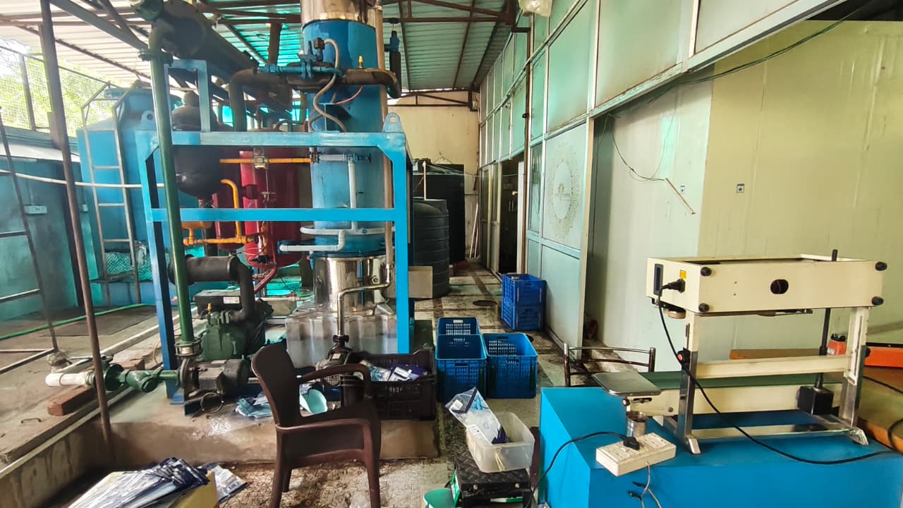 SKY ICE production floor